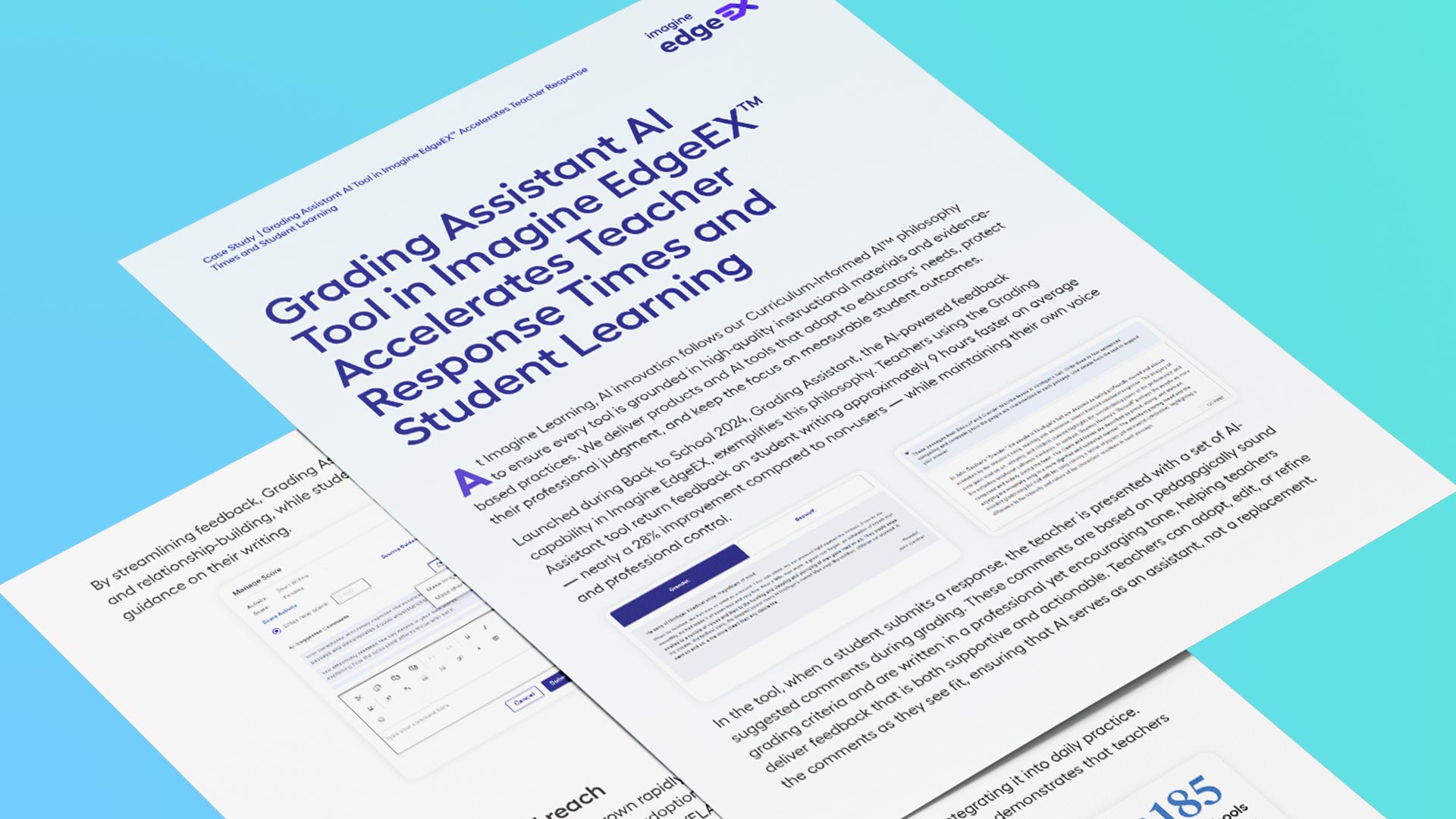 Photo of a teenage girl smiling into the camera, holding a tablet computer.