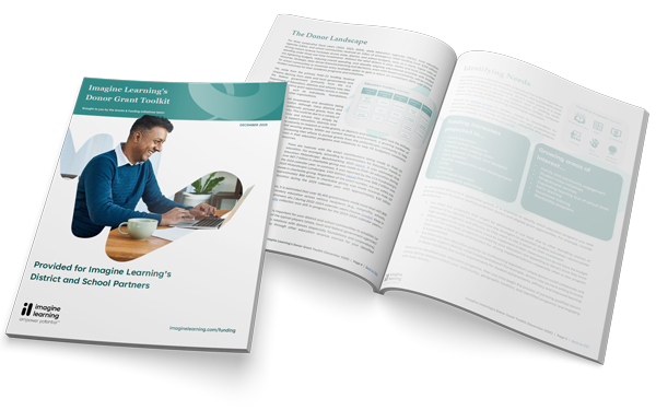 Imagine Learning's Donor Grant Toolkit pages.
